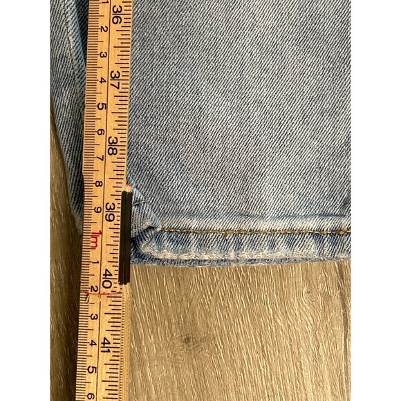 H&M & Denim Jeans Women's Distressed Destroyed Light Blue Denim Size 30/32 - Picture 5 of 14